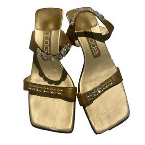 Mods rhinestone sandals great condition see pics size 8 never worn